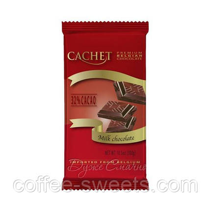 Шоколад Cachet 300 г молочний 32%, фото 2