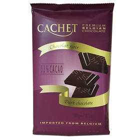 Шоколад Cachet 300 г чорний 54% какао (бельгійський шоколад)