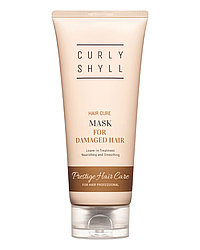 CURLYSHYLL Hair Cure Mask 100 мл Незмивна термозахисна відновлююча маска для пошкодженого волосся