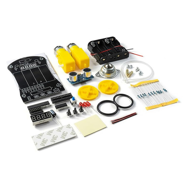 Набор для сборки, пайки интеллектуального умного автомобиля с избеганием препятствий Набор для сборки, пайки интеллектуального умного автомобиля с избеганием препятствий