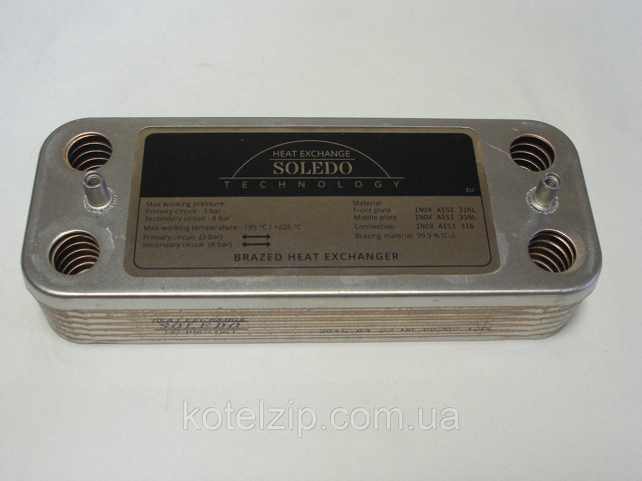 Вторинний пластинчастий теплообмінник ГВП Sime Format DGT BF/OF 12 пл. Art. 6319690