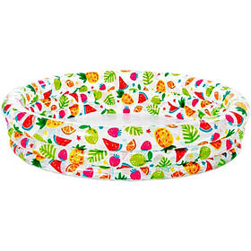 Дитячий надувний басейн "Фрукти" Intex 59431-2, 220 л, Toyman