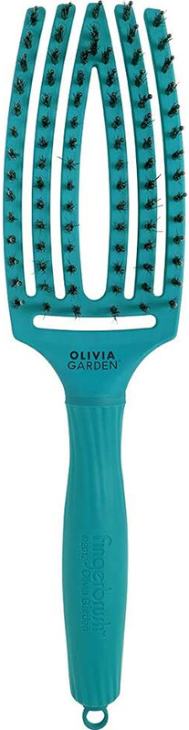 Щітка Finger Brush Care Iconic Boar&Nylon Blue Lagoon Olivia Garden
