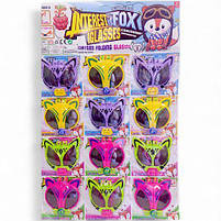 Окуляри дитячі, розкладні "Звірятка", 12 шт [tsi241731-TSI], фото 2