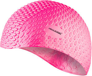 Шапка для плавання Aqua Speed BUBBLE 102-03 Рожева (5908217635747)