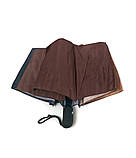 Парасолька напівавтомат Fiaba F23-028 жіноча на 8 спиць з котом Коричневий, фото 4