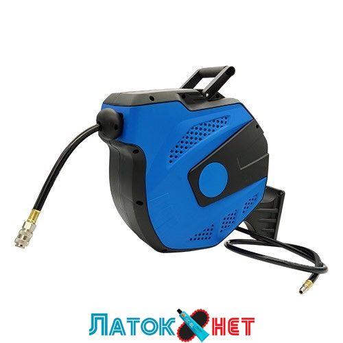 Шланг повітропроникний поліуpeтaновийapміpoвaнний нa бутшкe 10x14,5 мм 15 м з швидкісними coeдинiнями AHC-З5D, фото 1