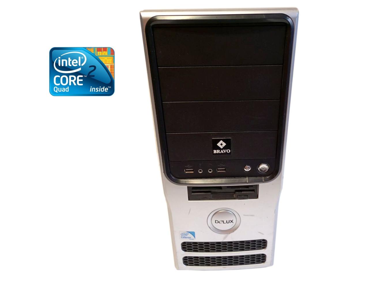 Комп'ютер Delux MT/ Core2Quad Q8200/ 8 GB RAM/ 128 GB SSD/ GMA X4500/ 350W