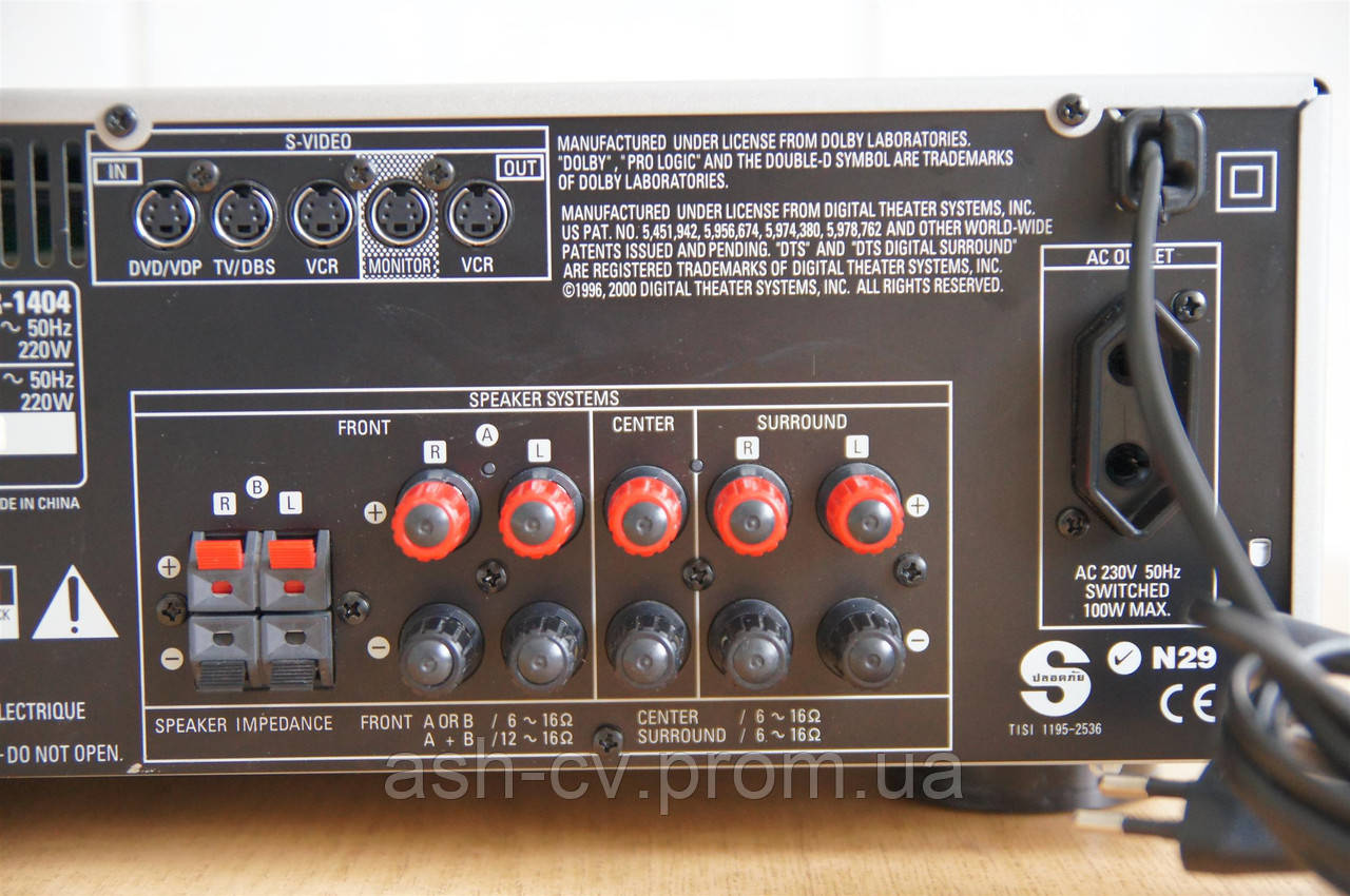 Аудио видео ресивер Denon AVR-1404 (5.1 х 110 Watt) - фото 7 - id-p422822082