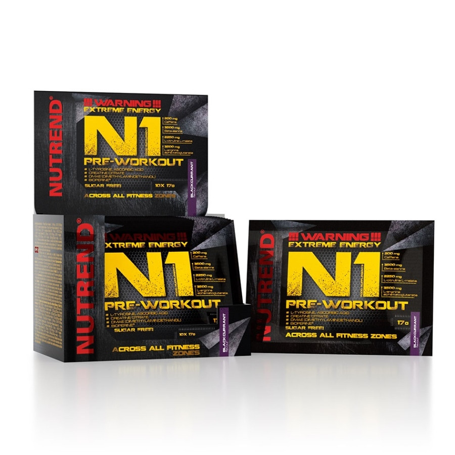 Передтренувальний комплекс N1 (10 x 17 г) Nutrend
