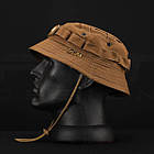 Панама Ріп-Стоп з Велкро панелями та Утяжкою Койот, фото 4