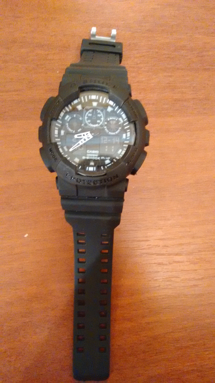 Casio G-Shock GA 100 черные black - фото 3 - id-p422830979