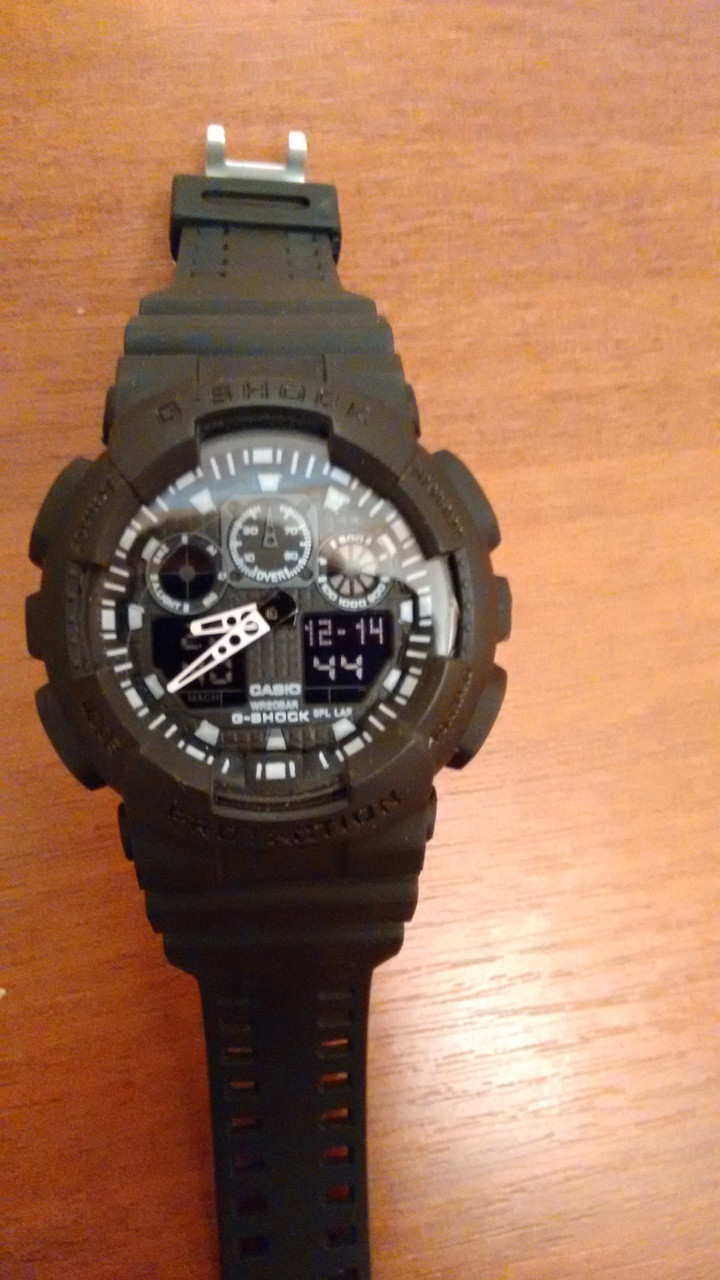 Casio G-Shock GA 100 черные black - фото 2 - id-p422830979