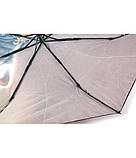 Парасолька жіноча Fiaba F23-028 напівавтомат 8 спиць Кошеня (88934P-E) Коричневий, фото 7