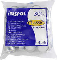 Свічки чайні Bispol Classic Tealights 1,5 см 30 шт (p15-30)