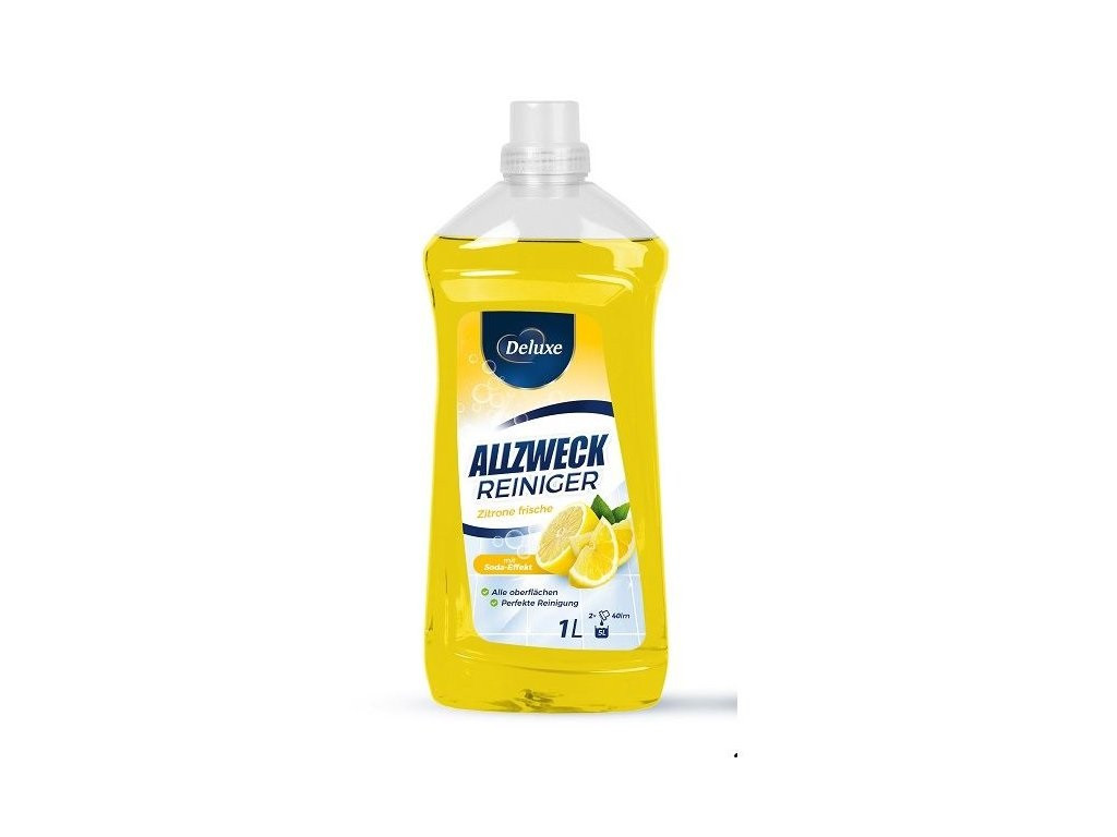 Засіб для миття підлоги Deluxe Allzweck Reiniger Zitrone 4260504880799 1000 мл артикул 4631584