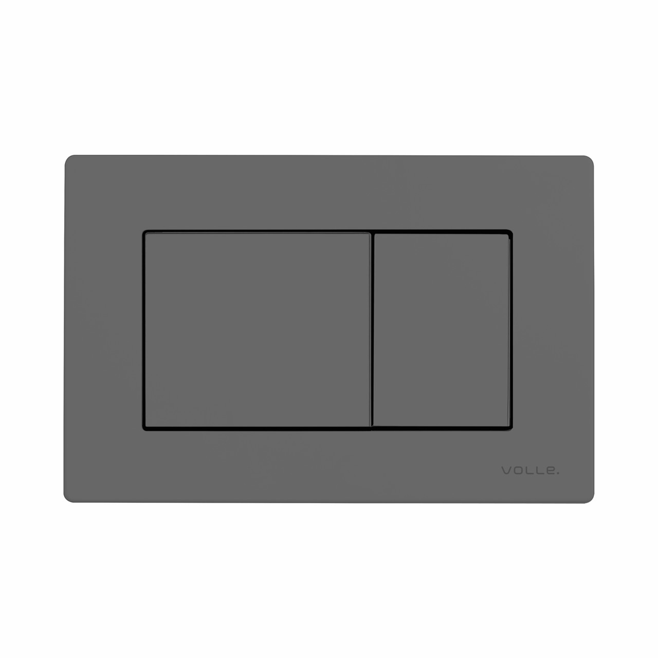 Кнопка зливу для інсталяції VOLLE подвійна графіт 218700 2220.011005, фото 1