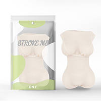 Мастурбатор вагіна з грудьми в бюстгалтері для чоловіків Ride Me Stroker White ST62038