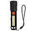 Ліхтар ручний BL-P716-P50+COB, з USB / Акумуляторний ліхтарик з оптичним зумом / Ліхтар з кліпсою на одяг, фото 4