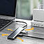 USB хаб 7в1, Type-C to HDMI+SD+TF+3хUSB +PD / Мультифункціональний юсб хаб / Розгалужувач USB, фото 3