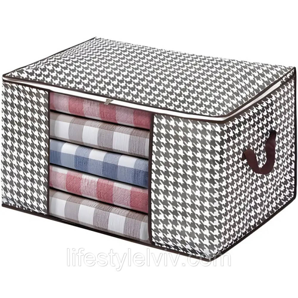 Складаний чохол для речей 47л (54х35х25 см) BAG LY-377 / Органайзер для одягу / Органайзер для речей у шафу