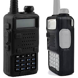 Силіконовий чохол для рації Baofeng UV 5R, 10х6х3 см / Універсальний захисний футляр для радіостанції