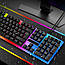Дротова клавіатура і мишкою з підсвічуванням KEYBOARD KM-5003 / Комплект мишка з клавіатурою, фото 9
