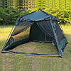Туристичний шатро-намет Tramp Bungalow Lux. 3,0х3,0х2,25м. Зелений. Універсальний кемпінговий намет., фото 5