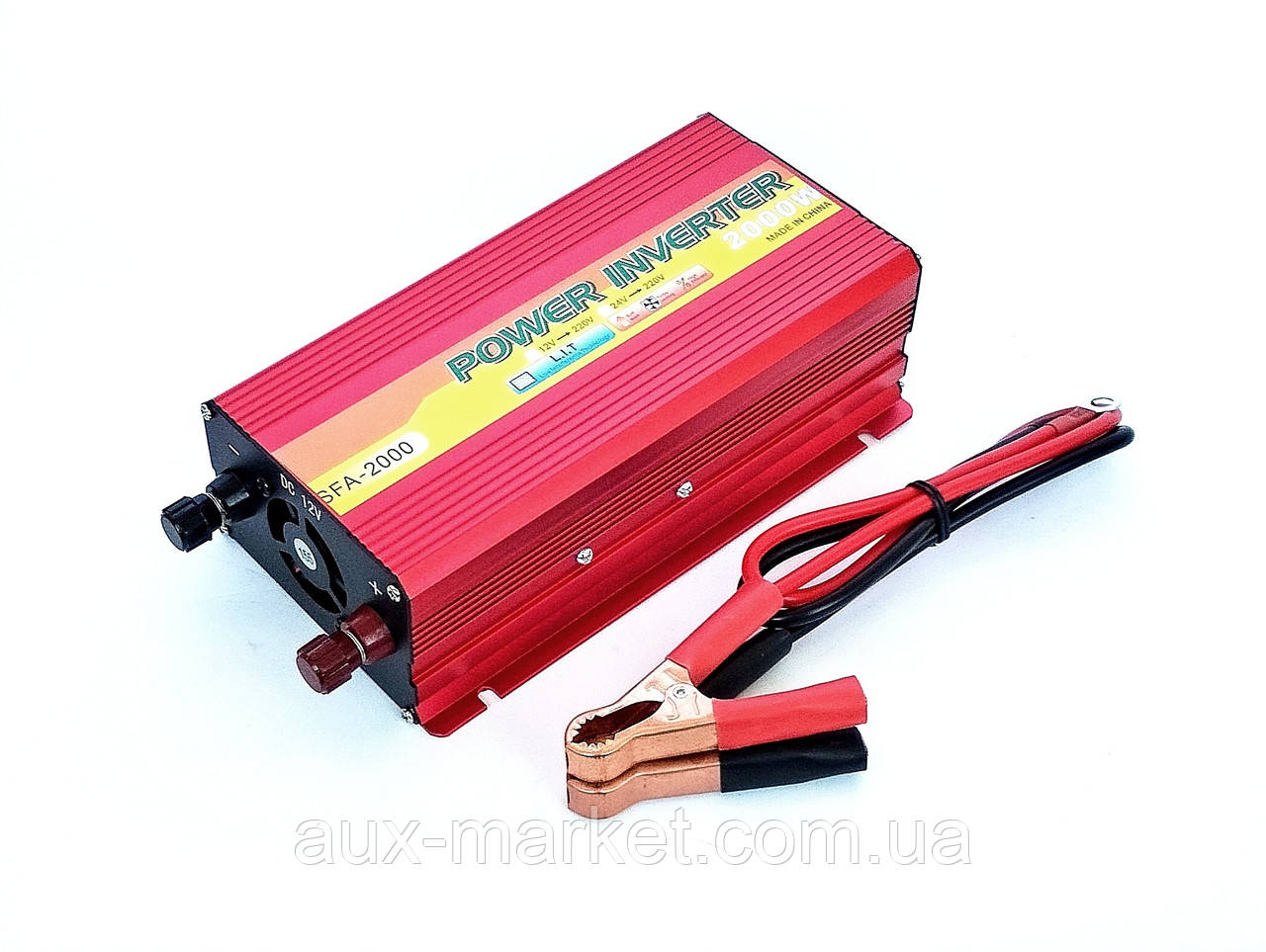 Перетворювач напруги (інвертор) 12V-220V 2000W (SFA-2000)
