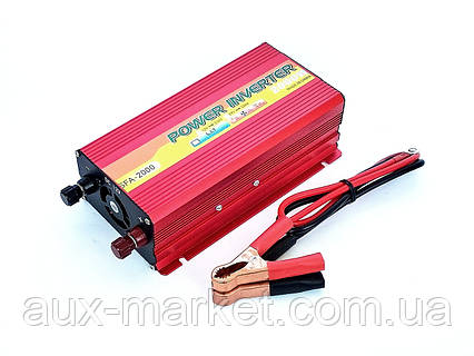 Перетворювач напруги (інвертор) 12V-220V 2000W (SFA-2000), фото 1