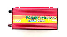 Перетворювач напруги (інвертор) 12V-220V 2000W (SFA-2000), фото 5