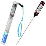 Кухонний термометр для м'яса TP-101 з функціями Hold, C/F та Max/Min у тубусі, діапазон -50 до +300ºC, фото 2