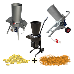 Подрібнювачі зерна та сіна