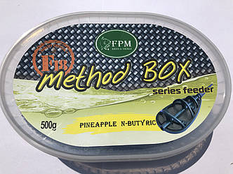 Method box FPM F18 Micro Pellets 500г + Aroma 50мл Pineapple N-Butyric Ананас