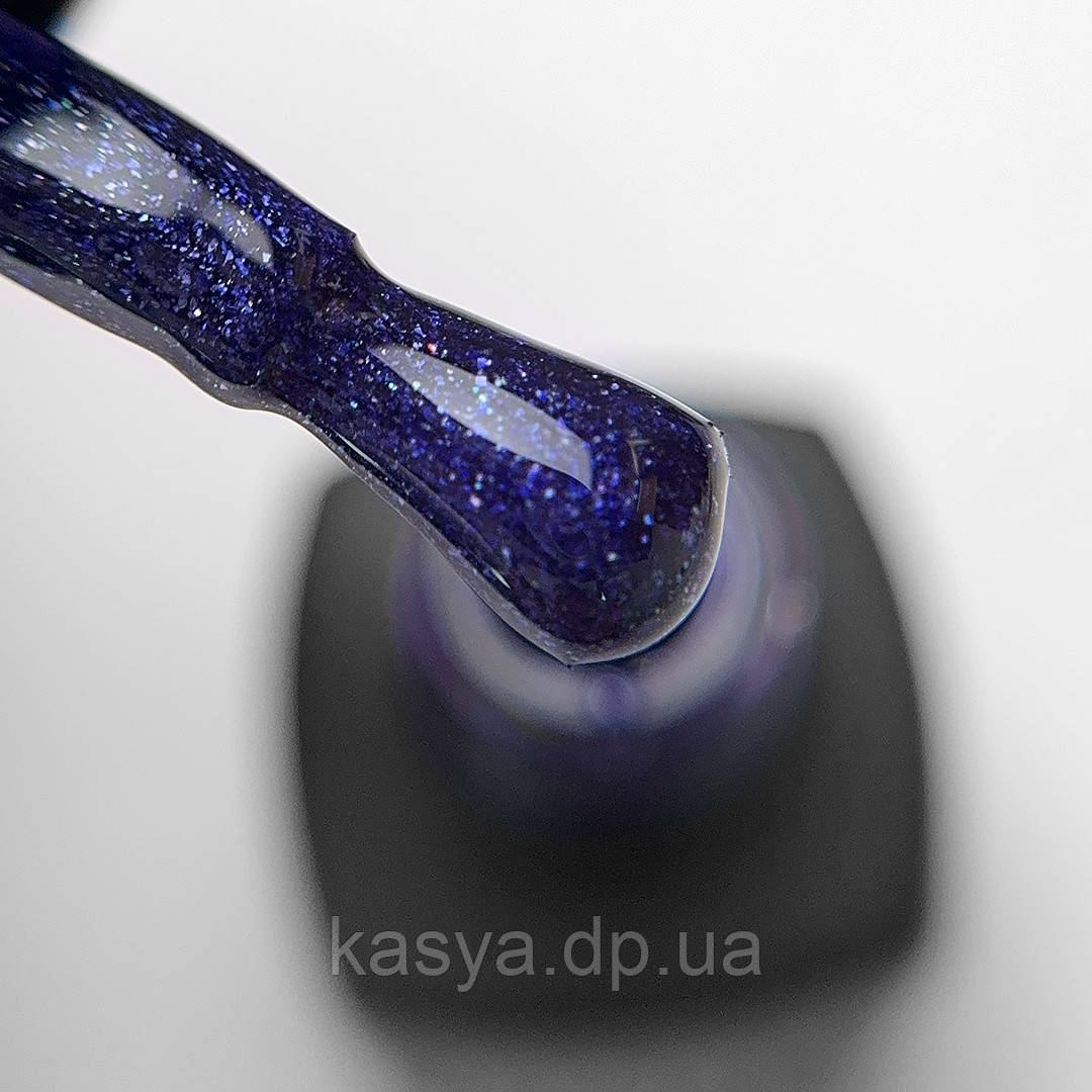 Гель лак Baby Moon Dance Diamond Gel polish №09, 6 мл фіолетовий зі сріблястим шиммером, фото 1