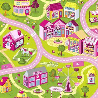 Ковролін дитячий AW Sweet Town 26, ширина 4 м