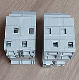 Перекидний модульний перемикач навантаження 2Р 40А 230V мережа-генератор (введення резерву) LW219G Lemanso, фото 5