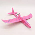 Літак-планер з моторчиком Рожевий, фото 2