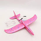 Літак-планер з моторчиком Рожевий, фото 6