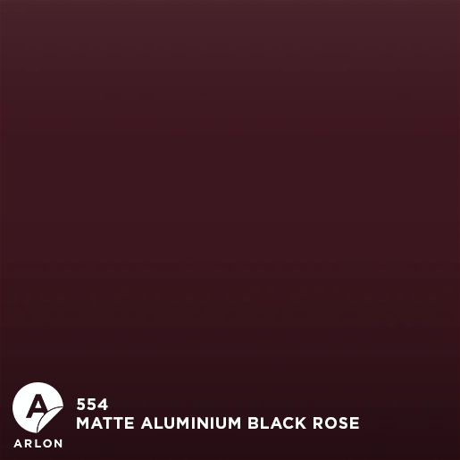 Матова плівка Arlon Matte Aluminium Black Rose 554