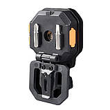 Портативний LED ліхтарик RIAS LL-201 акумуляторний з відкривачем та прикурювачем 400mAh Black (7_00691), фото 2