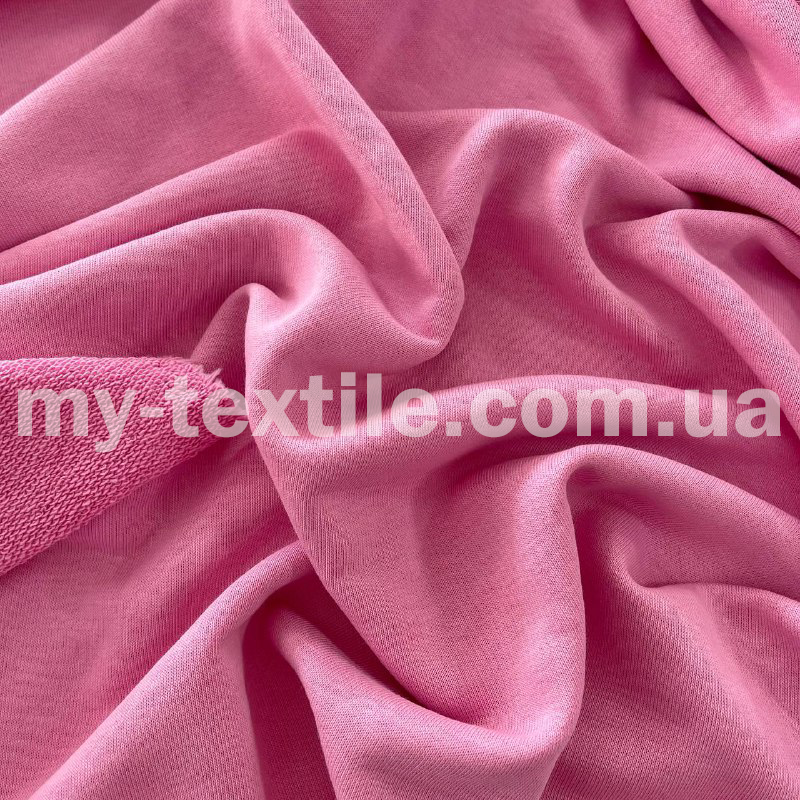 Тринитка без начісу петля Рожевий, фото 1