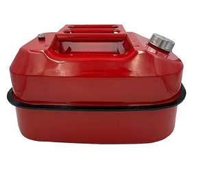 Каністра для палива 20 л горизонтальна Max металева посилена ручка, фото 1