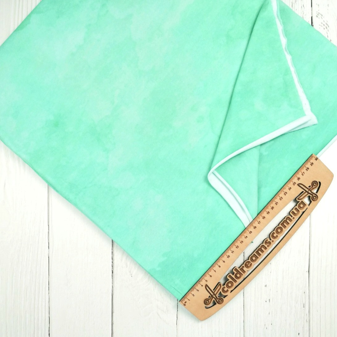 Стрейч кулір принт "Зелений мармур "(діджитал)