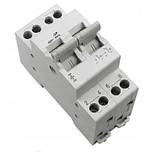 Перекидний модульний перемикач навантаження 2Р 40А 230V мережа-генератор (введення резерву) LW219G Lemanso, фото 10