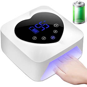 Бездротова UV/LED лампа Х20 для сушіння гель лаку, всіх видів гелю (на акумуляторі 9600 mAh), 72 Вт.