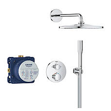 Душова система прихованого монтажу термостатична Grohe QuickFix Precision з Vitalio Rain Mono 310 34880000, фото 4