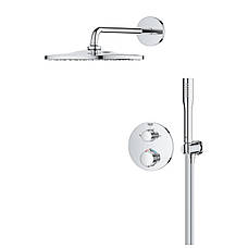 Душова система прихованого монтажу термостатична Grohe QuickFix Precision з Vitalio Rain Mono 310 34880000, фото 5