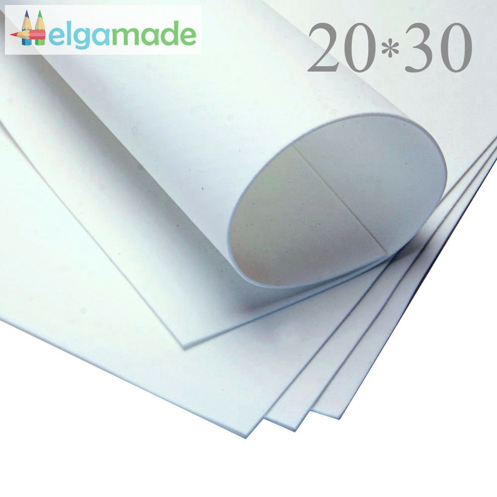 Фоаміран СІРИЙ, 20x30 см, 0.8-1.2 мм, Іран, фото 1