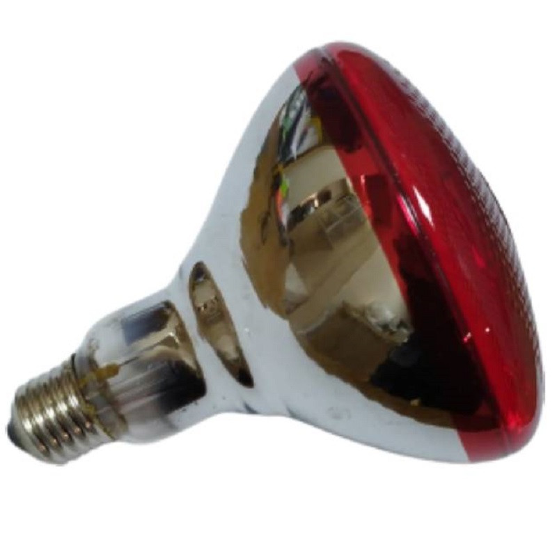 Лампа ІЧ для обігрівання тварин 175 W 240 V LuxLight BR38 тверде скло червона Китай
